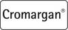 'Logo marki Cromargan, duży czarny napis na białym tle.'