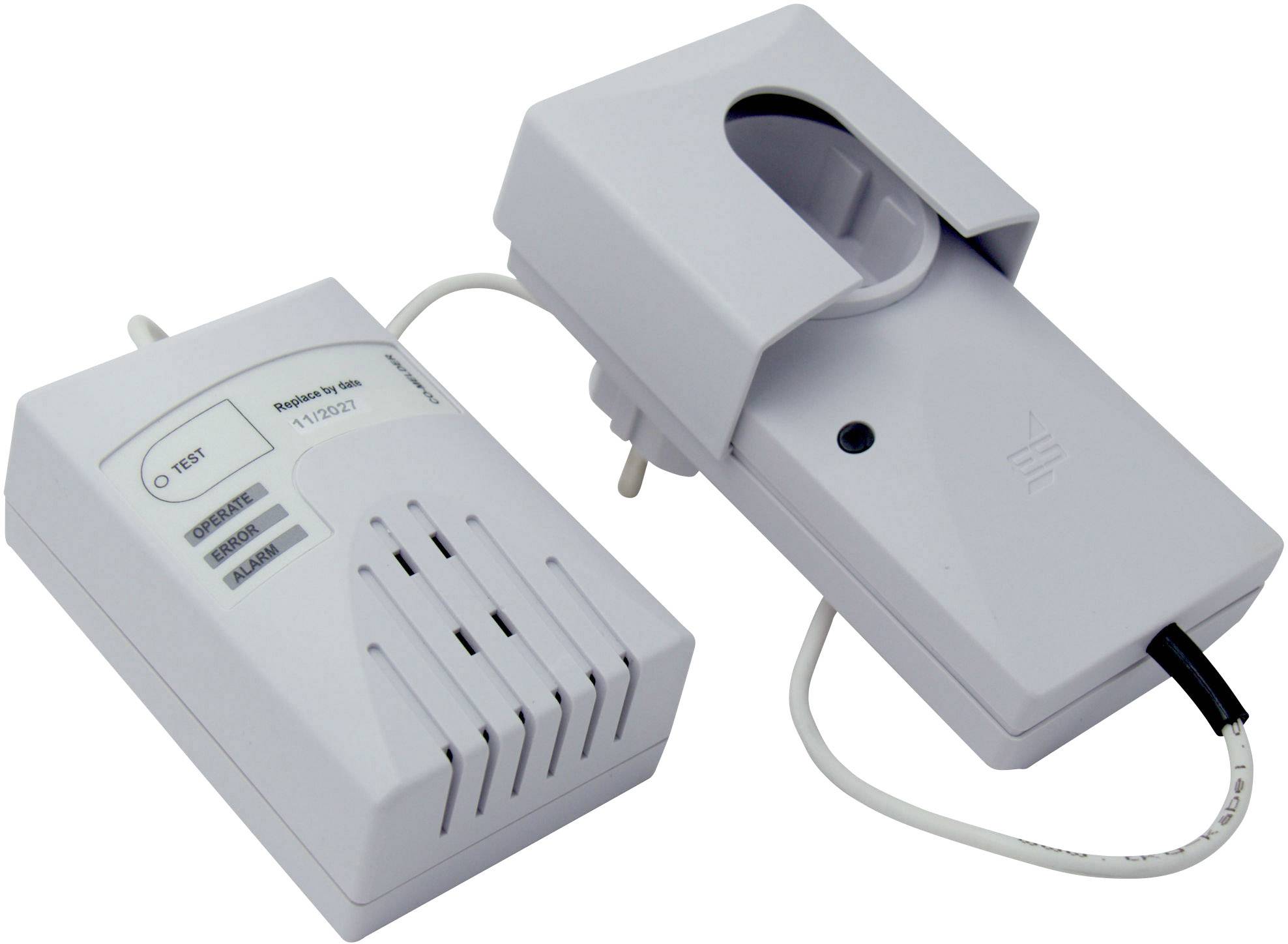 Schabus GX-C3pro Koolmonoxidemelder Met externe sensor werkt op het lichtnet Detectie van Koolmonoxide afbeelding