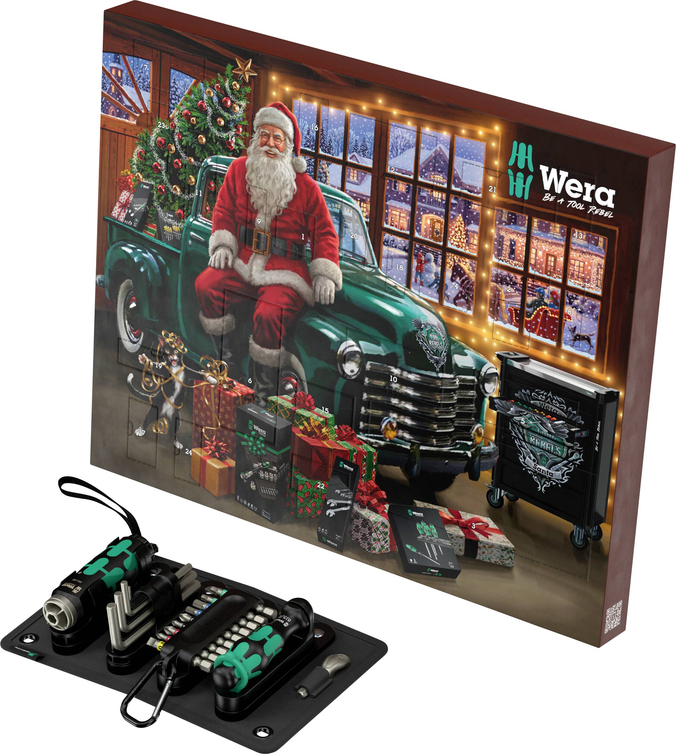 Wera Adventskalender 17 VE 1 Adventskalender Gereedschap