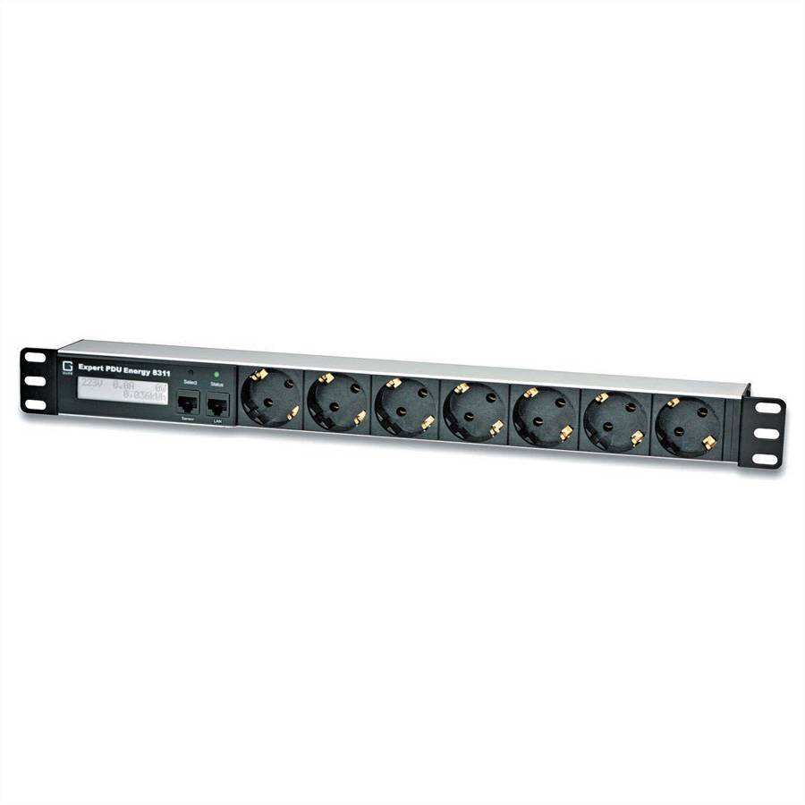 GUDE 8311-1 Stopcontact Zwart