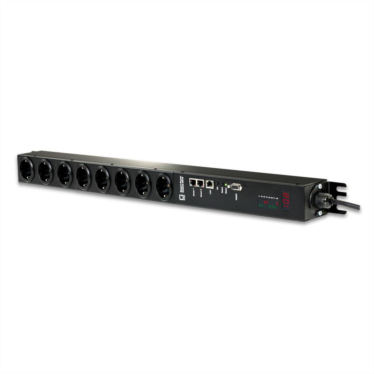 GUDE 8316-1 Stopcontact Zwart