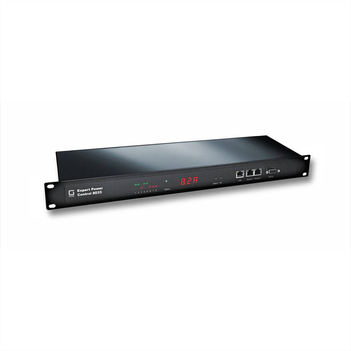 GUDE 8035-1 Stopcontact Overspanningsbeveiliging Zwart