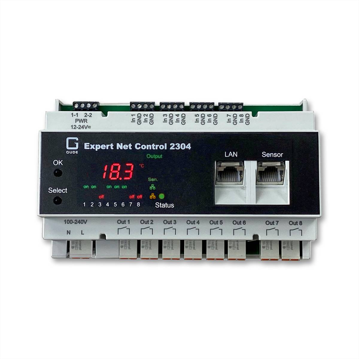 GUDE 2304-1 Stopcontact Meerdere kleuren