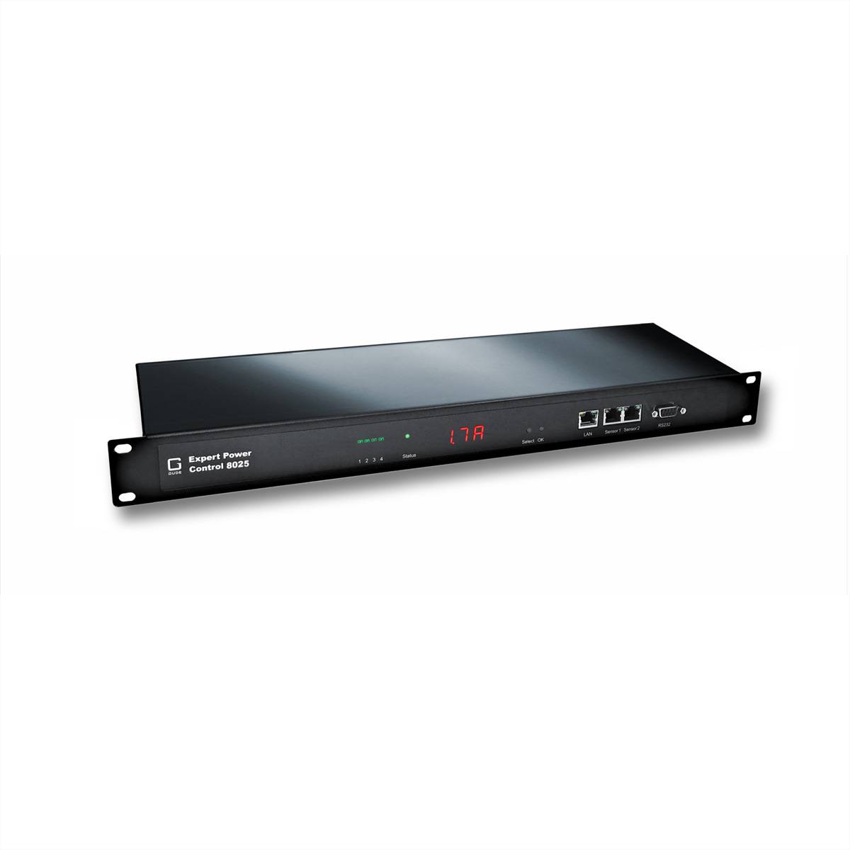GUDE 8025-1 Stopcontact Zwart