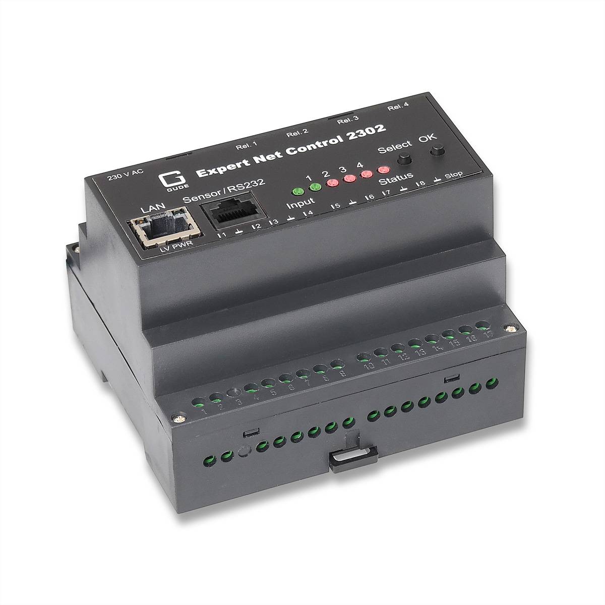 GUDE 2302-1 Stopcontact Zwart