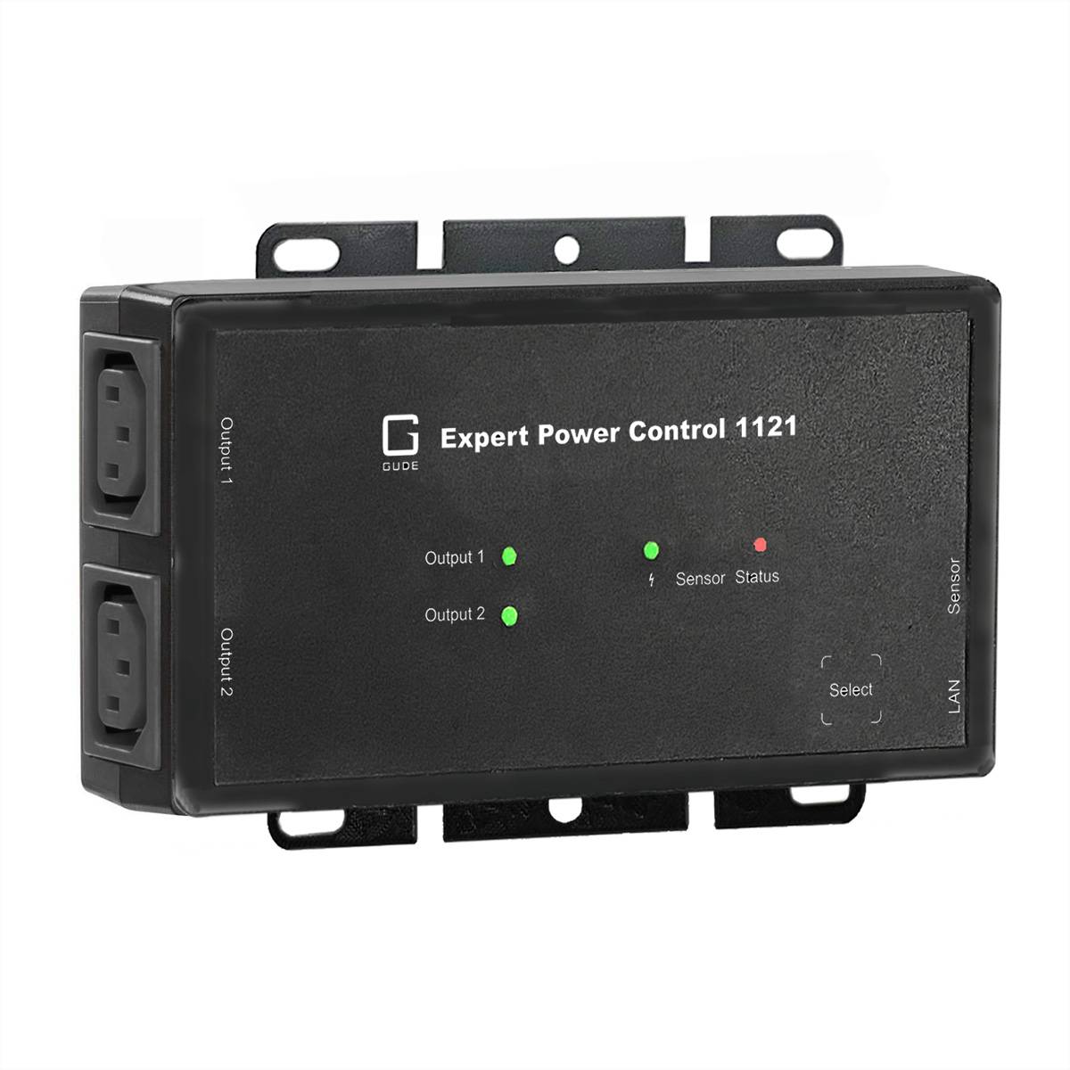 GUDE 1121-1 Stopcontact Zwart