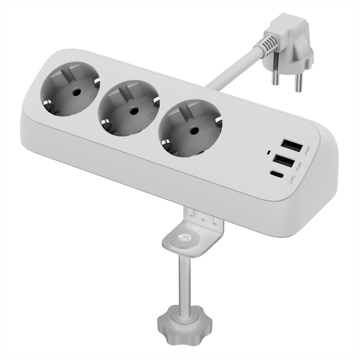 Value 19.99.1034 Stopcontact Met USB Wit