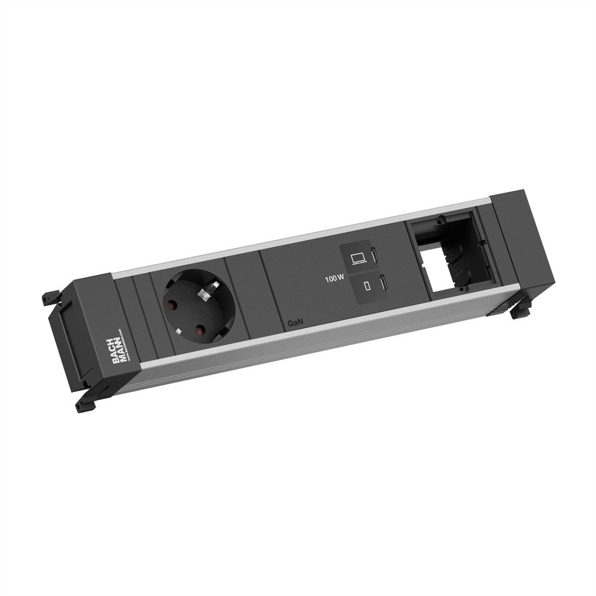 Bachmann BM0023849 Stopcontact Zwart