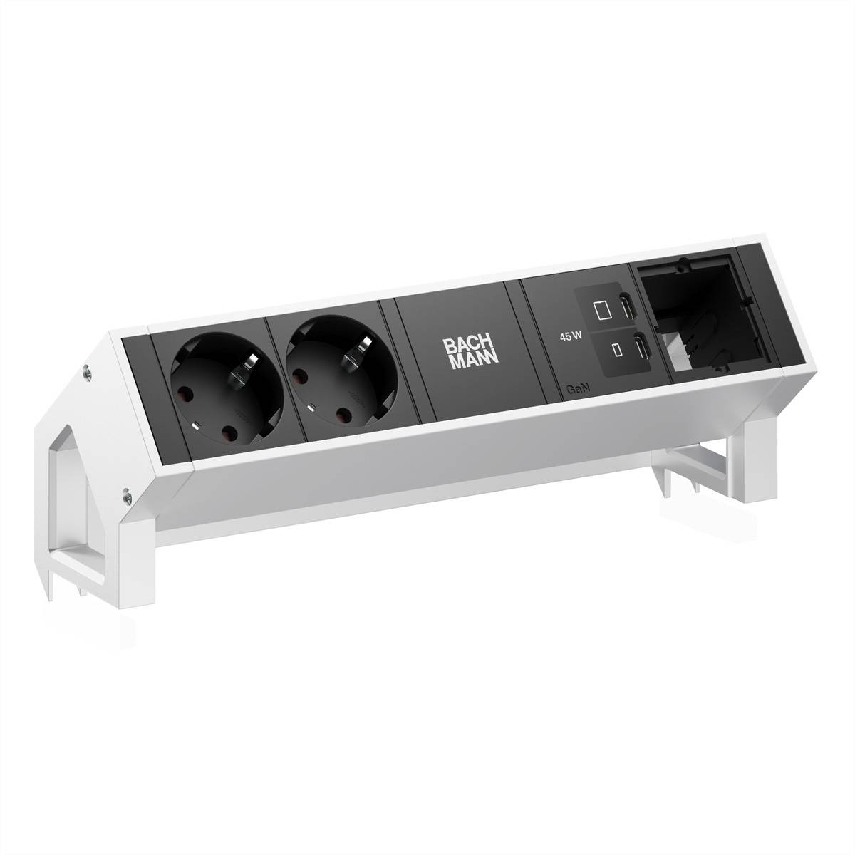 Bachmann BM0024218 Stopcontact Zilver (metallic)