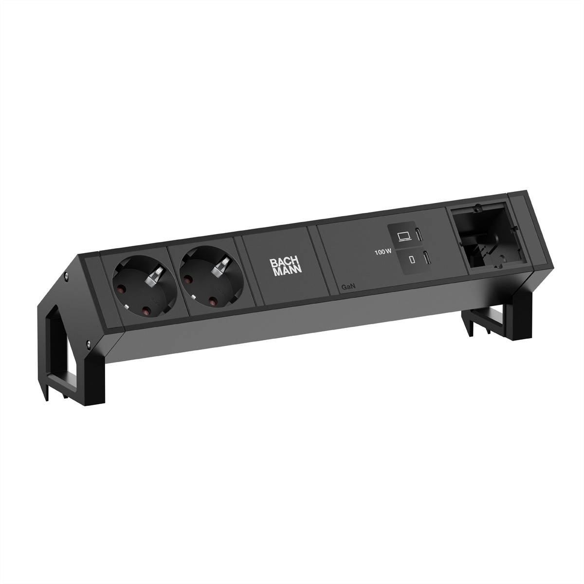 Bachmann BM0023755 Stopcontact Zwart