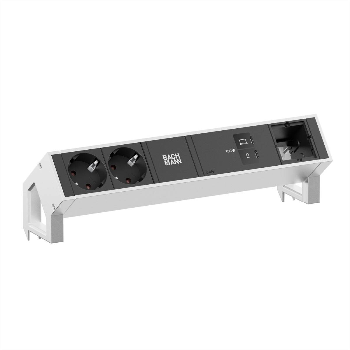 Bachmann BM0023738 Stopcontact Zilver (metallic)