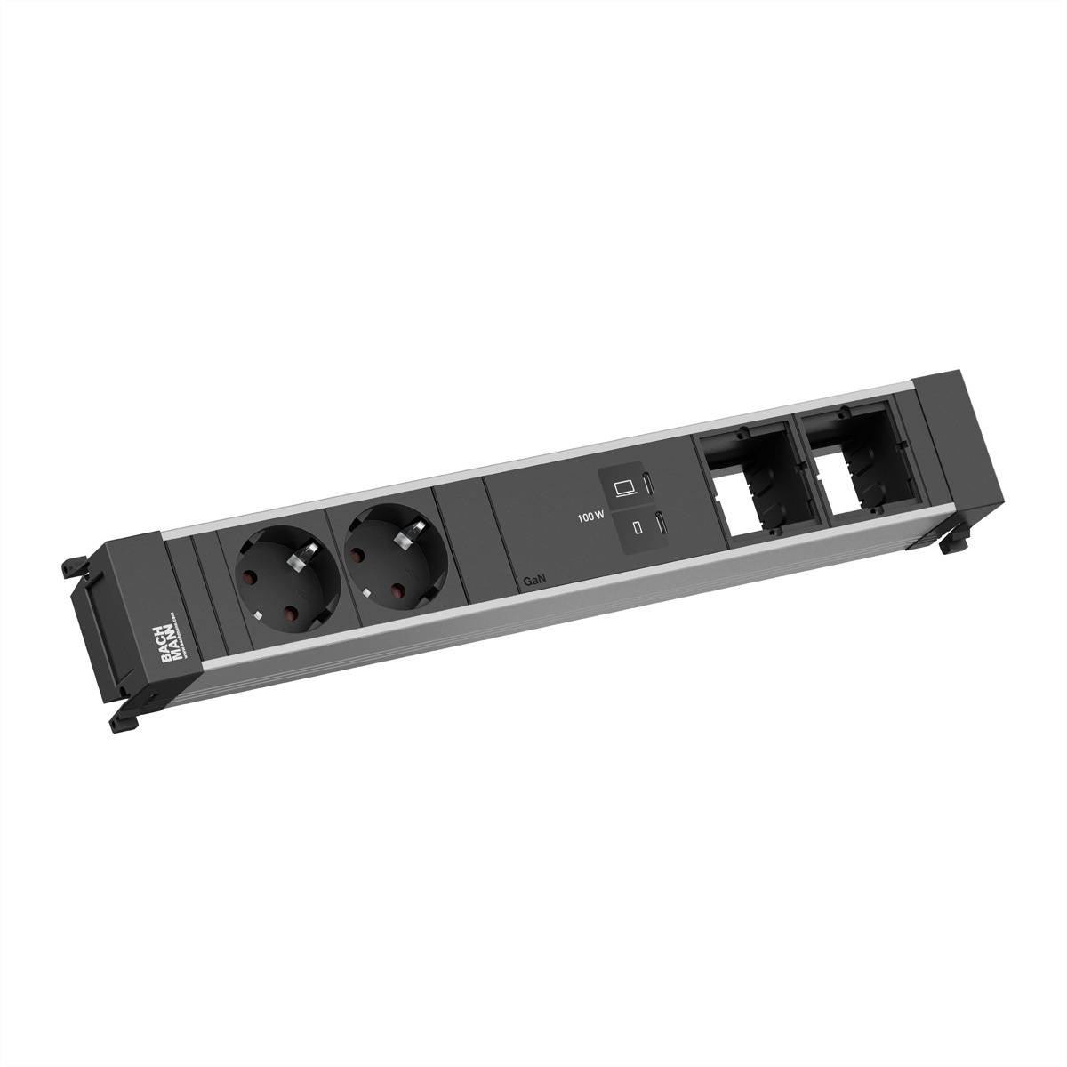 Bachmann BM0023845 Stopcontact Zwart