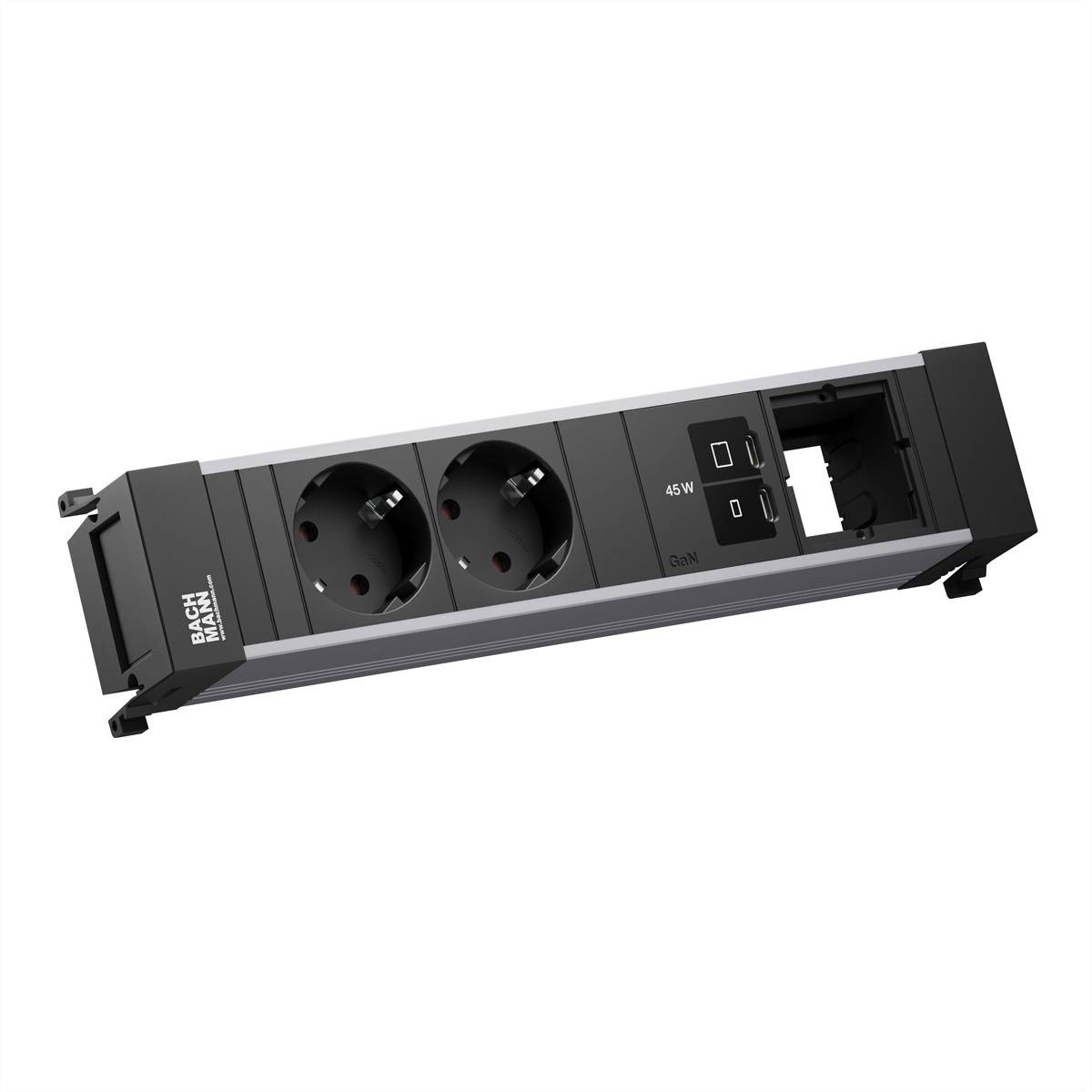 Bachmann BM0024207 Stopcontact Zwart