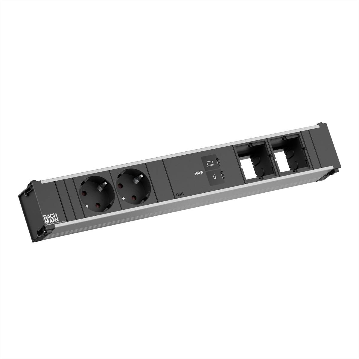 Bachmann BM0023764 Stopcontact Zwart