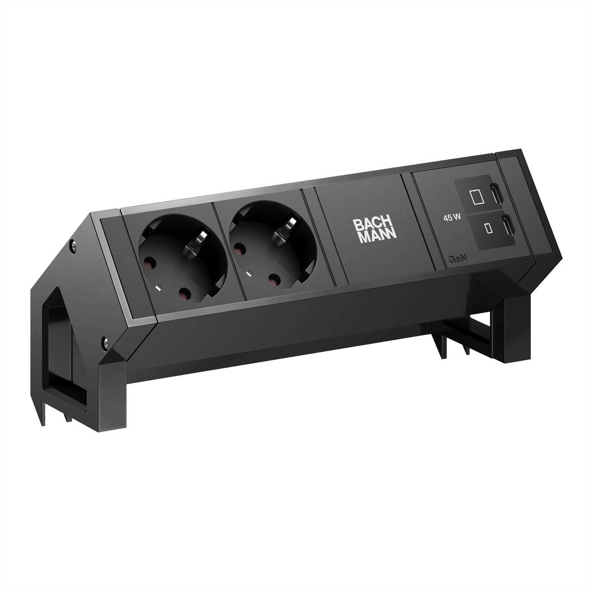 Bachmann BM0022036 Stopcontact Zwart