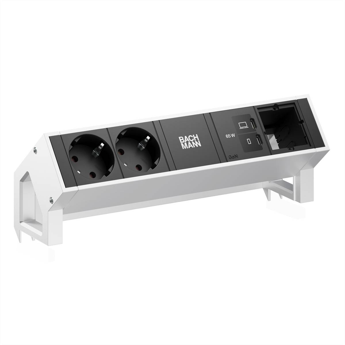Bachmann BM0024278 Stopcontact Zilver (metallic)
