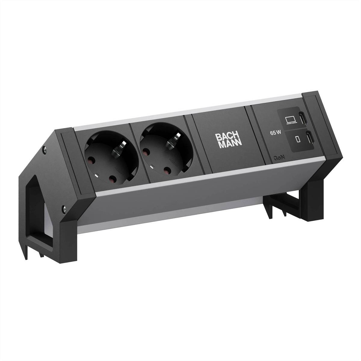 Bachmann BM0022046 Stopcontact Zwart