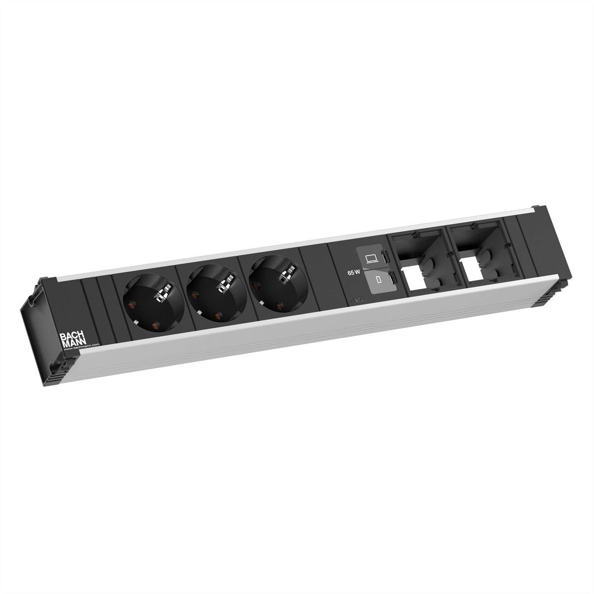 Bachmann BM0024286 Stopcontact Zwart