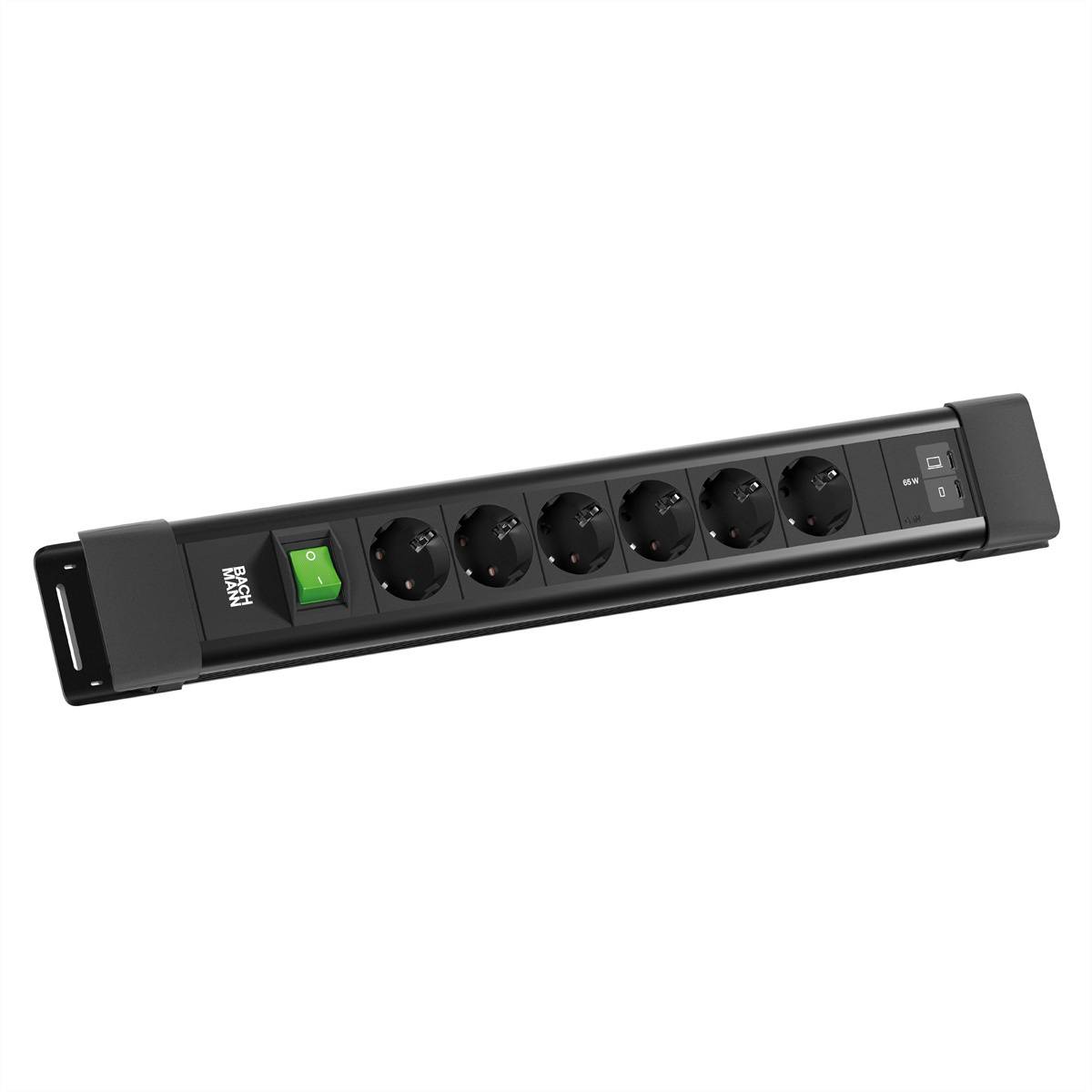 Bachmann BM0022777 Stopcontact Zwart