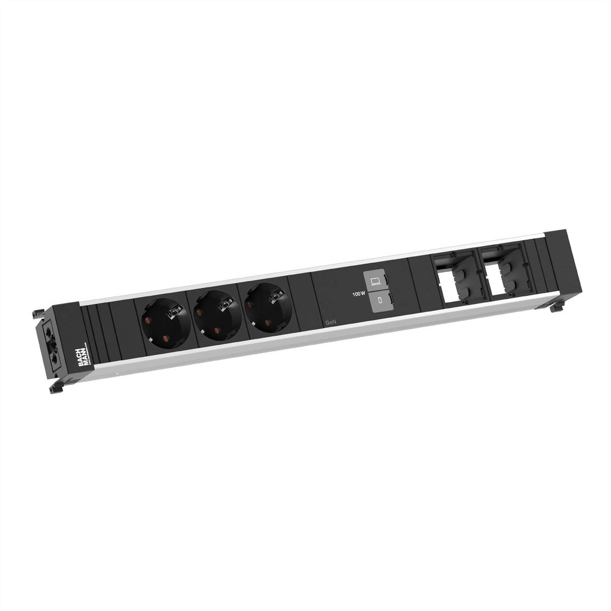 Bachmann BM0024733 Stopcontact Zwart