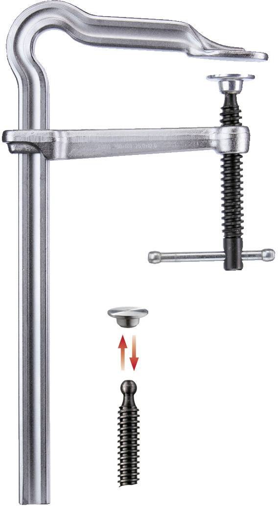 Bessey GM30ZK Lijmtang (diep) Spanbreedte (max.):300 mm Afm. werkbereik:140 mm
