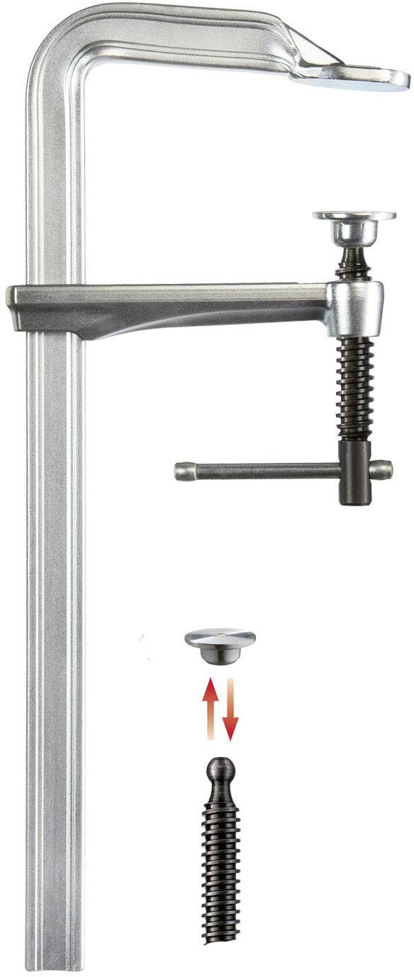 Bessey GZ25K Lijmtang (diep) Spanbreedte (max.):250 mm Afm. werkbereik:120 mm
