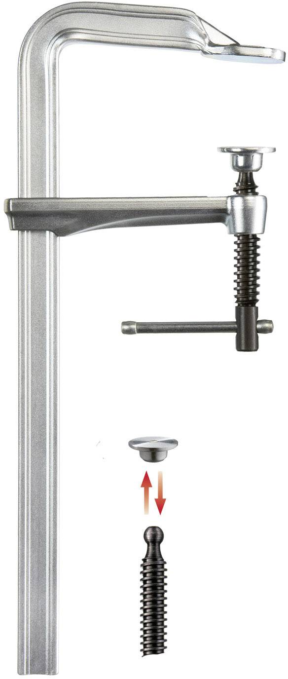 Bessey GZ40K Lijmtang (diep) Spanbreedte (max.):400 mm Afm. werkbereik:120 mm