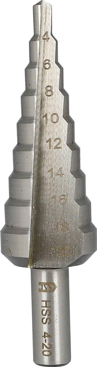 Heller 22606 6 HSS Getrapte boor Gezamenlijke lengte 75 mm Cilinderschacht 1 stuk(s)