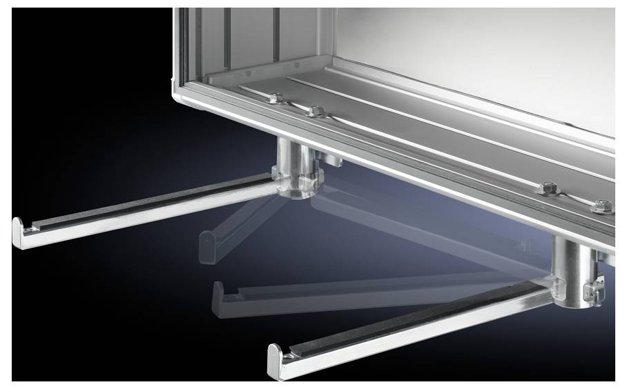 Rittal CP 6514.200 Soldeermat Zwenkbaar Plaatstaal Bont 2 stuk(s)
