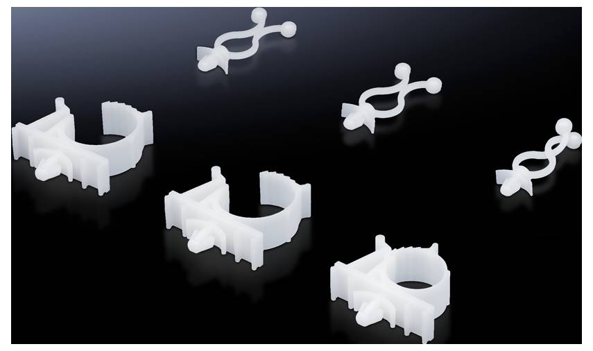 Rittal DK 7111.300 Kabelbevestiging Snap-In Polyamide Natuur 10 stuk(s)