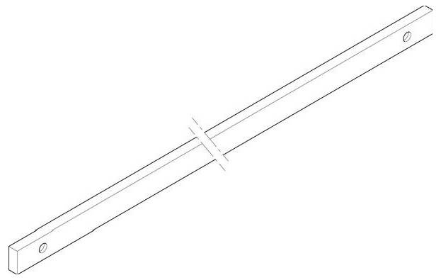 ABN GCU102N Verzamelrail 250 A_2-feldrig 1-polig, 2-feldrig, prisma XS Verzamelrail 1 stuk(s)