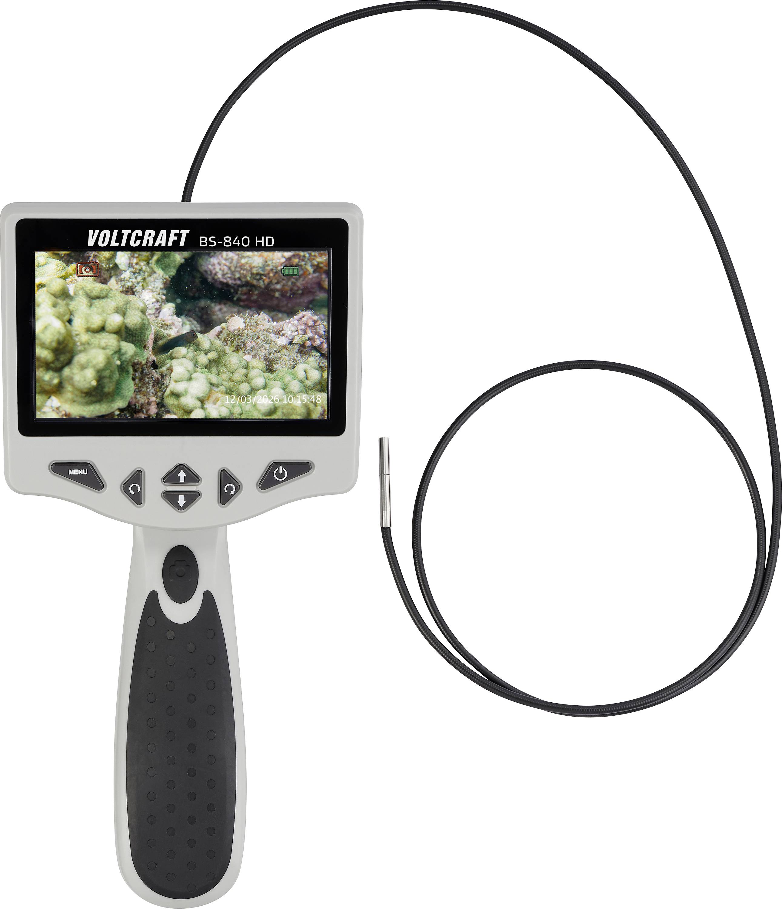 VOLTCRAFT BS-840 HD Endoscoop Sonde-&Oslash;: 3.9 mm Sondelengte: 1 m
