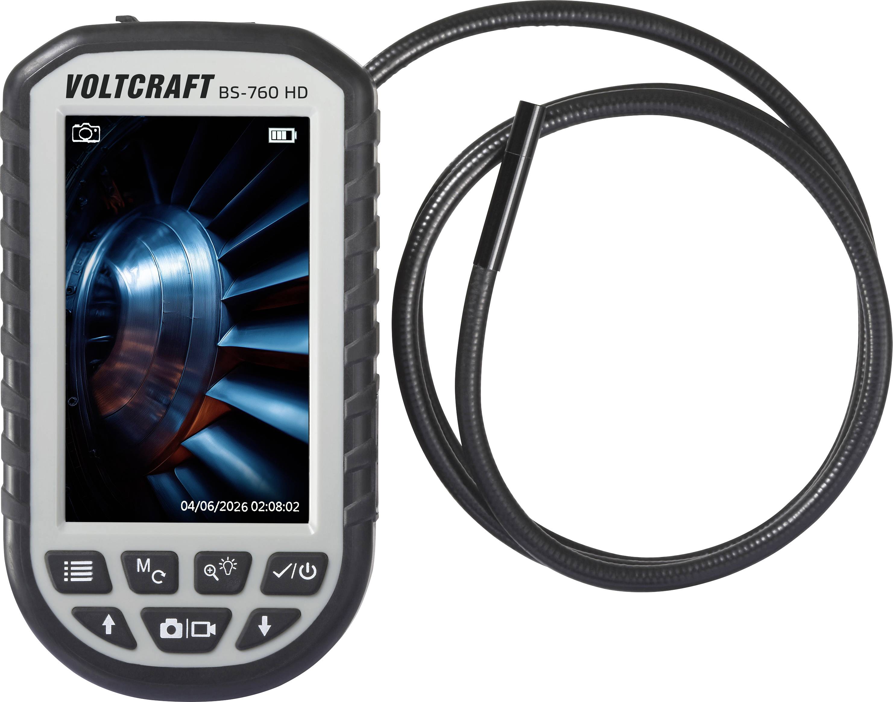 VOLTCRAFT VC-17782295 Endoscoop Sonde-&Oslash;: 5.5 mm Sondelengte: 1 m