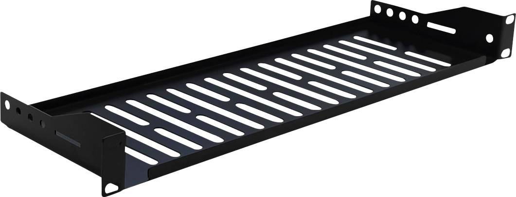 Value 26.99.0427 19 inch Plank voor patchkast 1 HE Geschikt voor kastdiepte: vanaf 400 mm Zwart