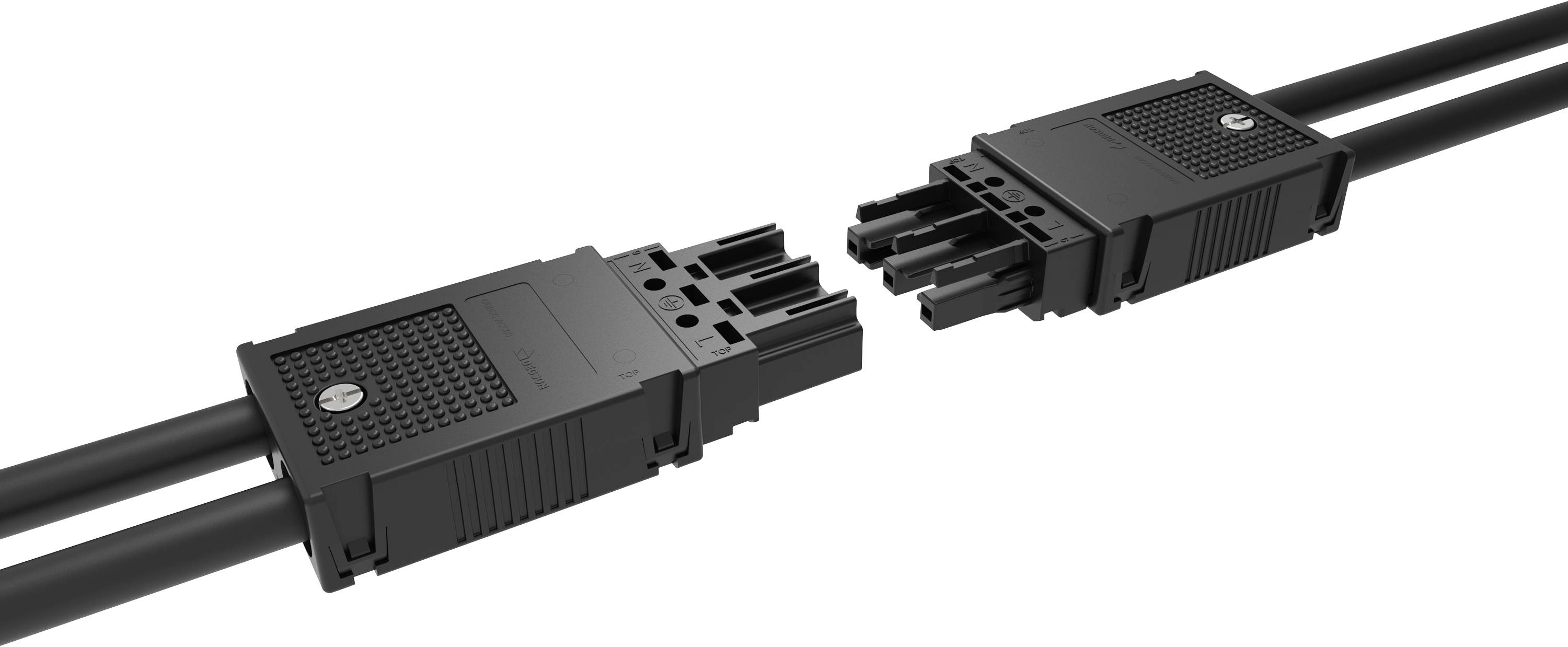 Degson DGBSC-PG03M/4-PB-06P-1Y-03Z(H) Connectorset Flexibel: 0.5-4 mm&sup2; Massief: 0.5-4 mm&sup2; Aantal polen: 3 2 stuk(s) Zwart