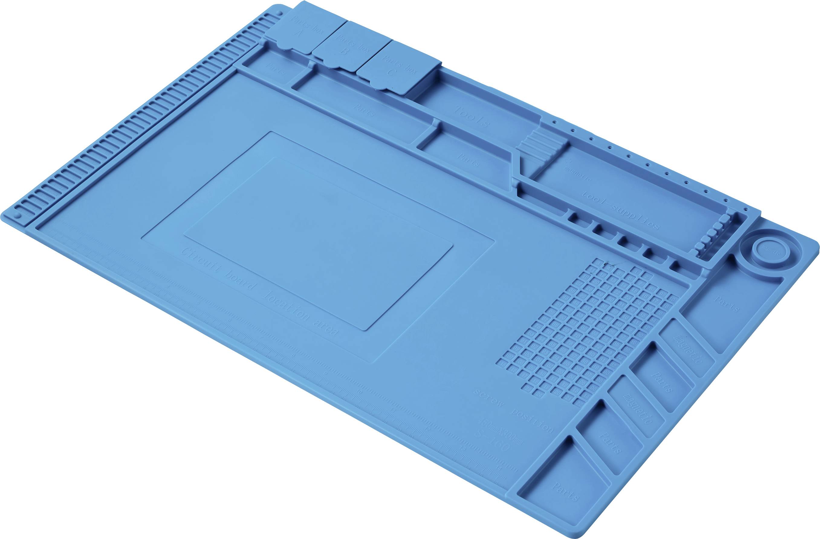 TRU COMPONENTS Siliconenkussen (l x b x h) 450 x 300 x 12 mm 1 stuk(s)