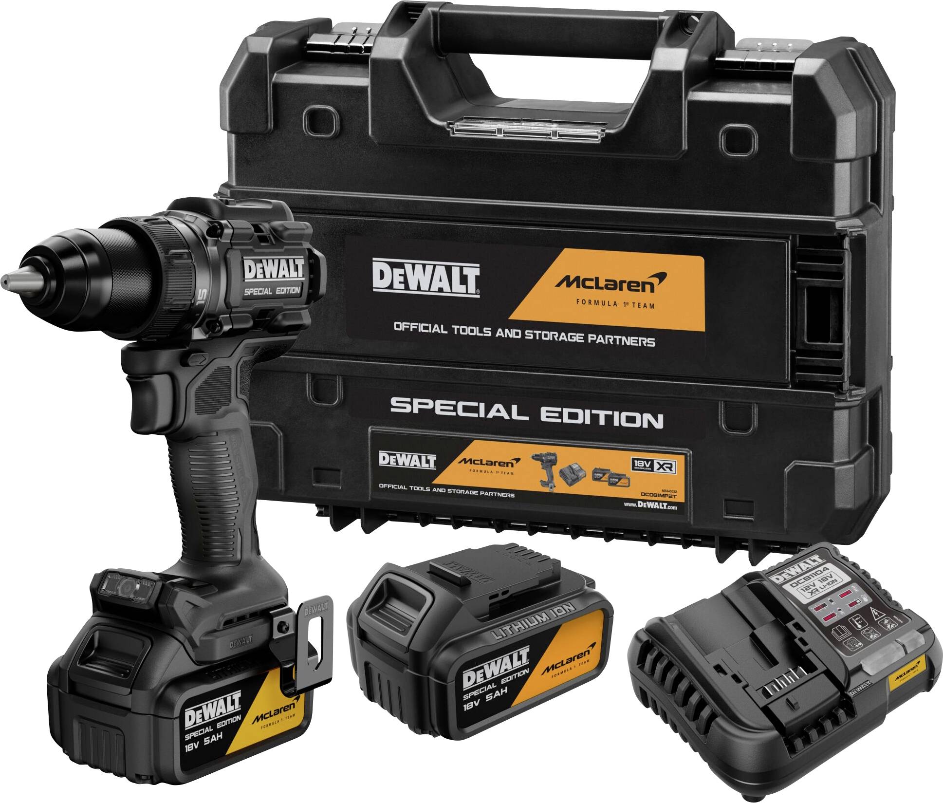 DEWALT DCD81MP2T-QW DCD81MP2T-QW Borrskruvdragare batteri 18 V 5 Ah