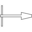 Alstertaler Schrauben & Präzisionsteile 1070142 Uitdraaigereedschap RVS 1 stuk(s)