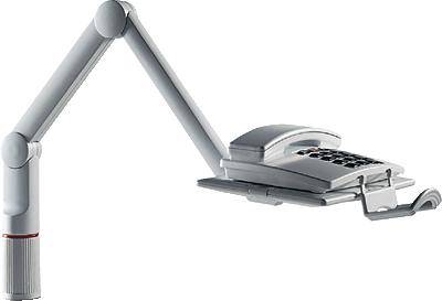 Novus Office TalkMaster 7100002000 Telefoonzwenkarm Kantelbaar, Zwenkbaar Lichtgrijs 1 stuk(s)
