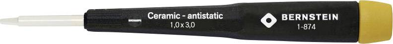 Utj&auml;mningsskruvdragare med blad i keramik, kryss 2,40 x 0,80 mm BERNSTEIN Tools for Electronics 1-867