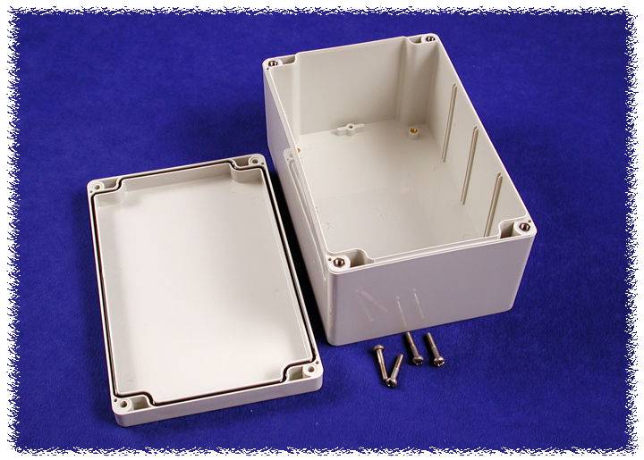 Hammond Electronics 1554V2GY Universele behuizing 240 x 160 x 90 Polycarbonaat Grijs 1 stuk(s)