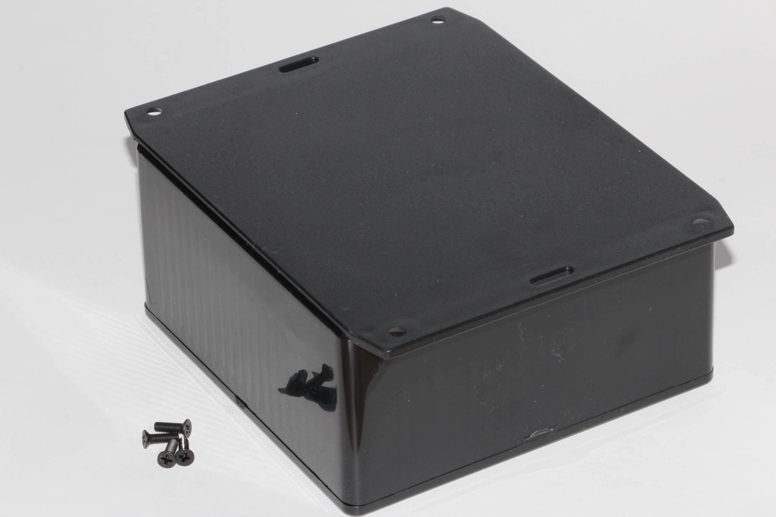 Hammond Electronics 1591UF2BK Universele behuizing 120 x 120 x 59 ABS Zwart 1 stuk(s)