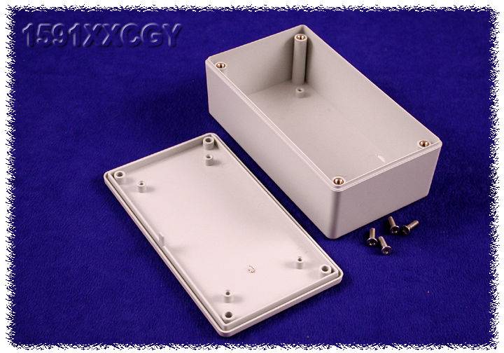 Hammond Electronics 1591XXCGY Universele behuizing 121 x 66 x 41 ABS Grijs 1 stuk(s)