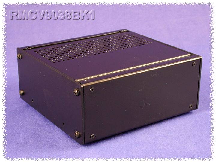 Hammond Electronics RMCV9038BK1 Universele behuizing 216 x 203 x 65 Aluminium Zwart 1 stuk(s)
