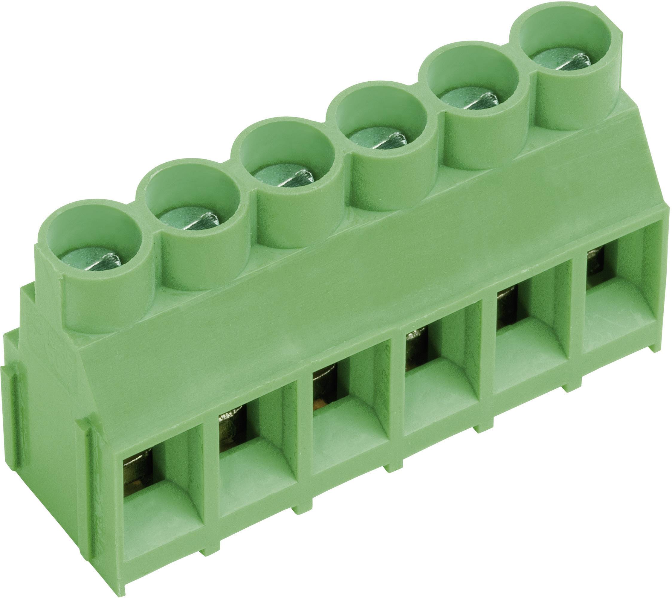PTR Hartmann 50840020201D Klemschroefblok 4.00 mm² Aantal polen 2 Groen 1 stuk(s)