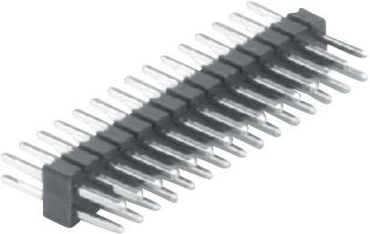 W & P Products Male header (standaard) Aantal rijen: 2 Aantal polen per rij: 8 712-1-016-1-10-00 1 stuk(s)