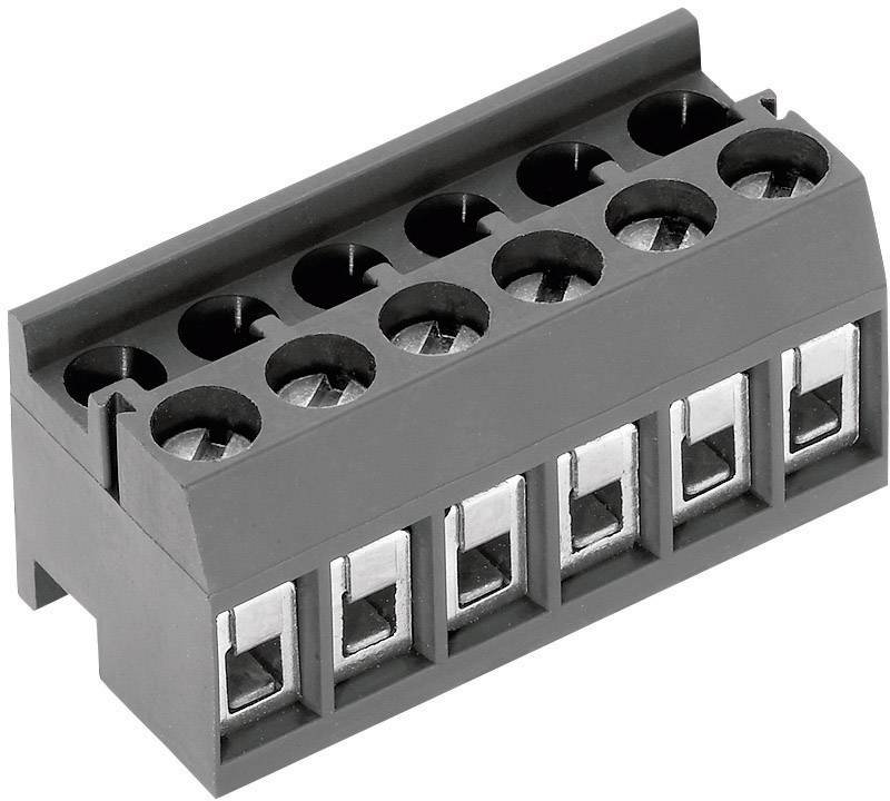 PTR Hartmann 51350020001G Klemschroefblok 1.50 mm² Aantal polen 2 Grijs 1 stuk(s)