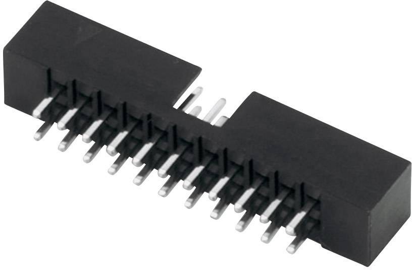 W & P Products 635-16-1-00 Male connector Rastermaat: 2 mm Totaal aantal polen: 16 Aantal rijen: 2 1 stuk(s)