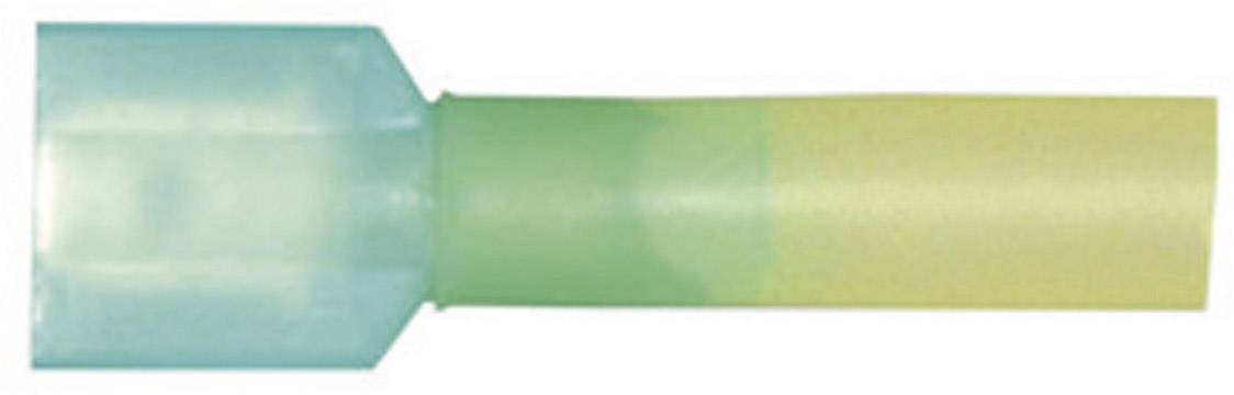 Vogt Verbindungstechnik 3970sh Platte stekker (male) Met krimpkous Insteekbreedte: 6.3 mm Insteekdikte: 0.8 mm 180 ° Volledig geïsoleerd Blauw 1 stuk(s)