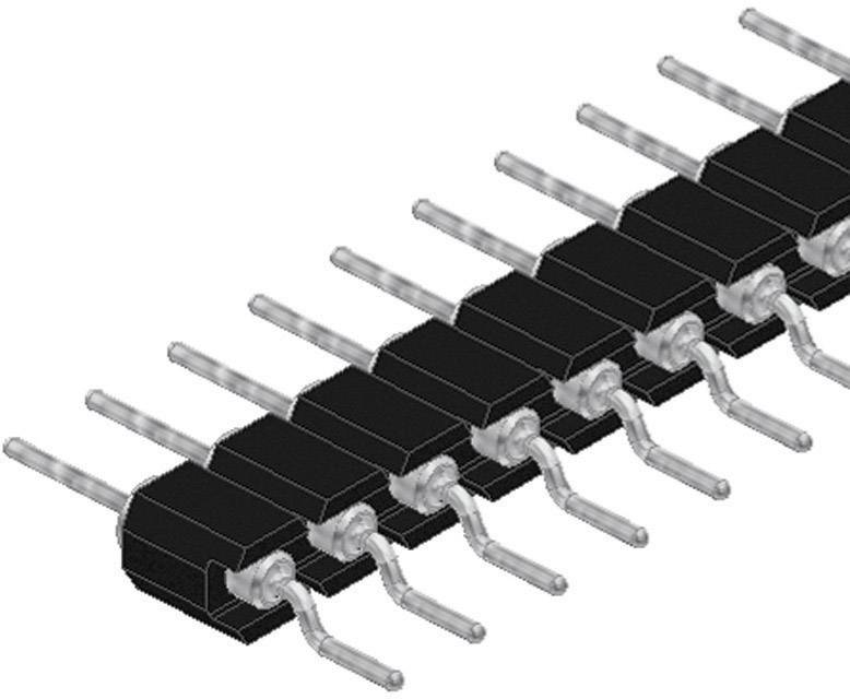 Fischer Elektronik Male header (precisie) Aantal rijen: 1 Aantal polen per rij: 20 MK 27 SMD/ 20/G 1 stuk(s)